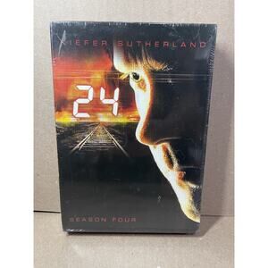 24 Season 4 DVD Box Set Kiefer Sutherland Complete Fourth Season New Sealed